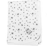 Babyteppe 80x100 cm Merinoull - White Stars