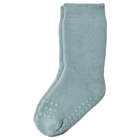GobabyGo non-slip socks - Dusty Blue