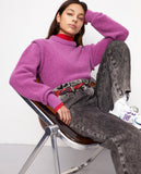 Kari pullover - purple (lilla genser)