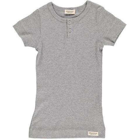 Tee Modal/bomull - Grey Melange (T-shirt)