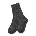 GobabyGo non-slip socks - Alpaca Wool - Dark Grey Melange