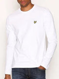 Classic L/S T-shirt - White (klassisk hvit langermet t-shirt)