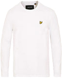 Classic L/S T-shirt - White (klassisk hvit langermet t-shirt)